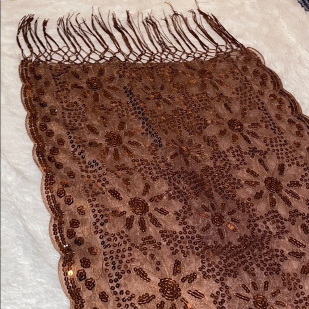 Sequin scarf